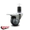 Service Caster 3'' Thermoplastic Rubber Swivel 1-5/8'' Expanding Stem Caster Total Lock Brake SCC-EXTTL20S314-TPRB-158 - alternate 3